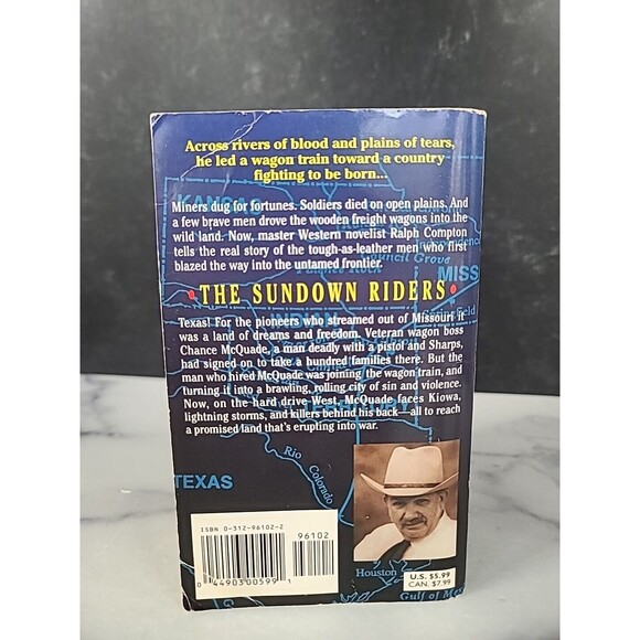 The Sundown Riders Ser.: Across the Rio Colorado by Ralph Compton (1997, Mass... - Picture 9 of 10